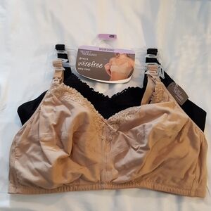 Secret Treasures Nursing bras 2 pack, C, D & DD cups, NEW